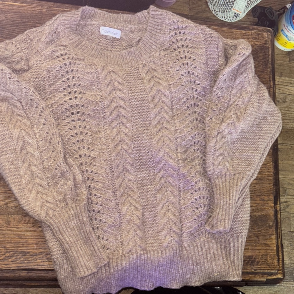 Calvin Klein Women's Sweater - Taupe